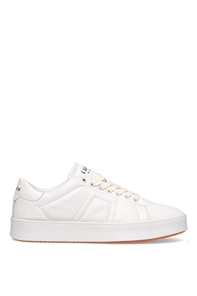 Lufian Zeus 112230227 Genuine Leather Rubber Sole Casual Men's Shoes White