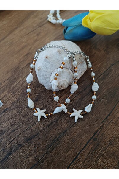 elbi bijuteri Double Starfish Bracelet