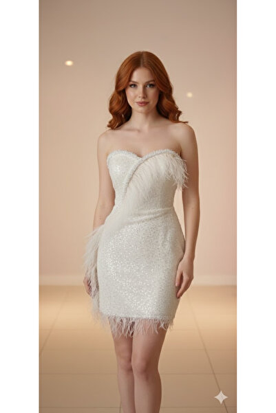 Zeyn KADIN ABİYE MİNİ AFTER PARTY ELBİSESİ