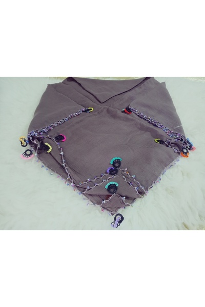 hoaryage 100% βαμβακερό κασκόλ Ezgi με μοτίβο λουλουδιών και χάντρες, κεντημένο με βελονάκι, καλοκαιρινό, κασκόλ, κάλυμμα Mevlit