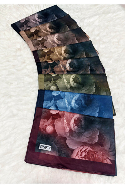 REMOMODA Flower Pattern Cotton Soft Shawl , High Quality & New Season Shawl