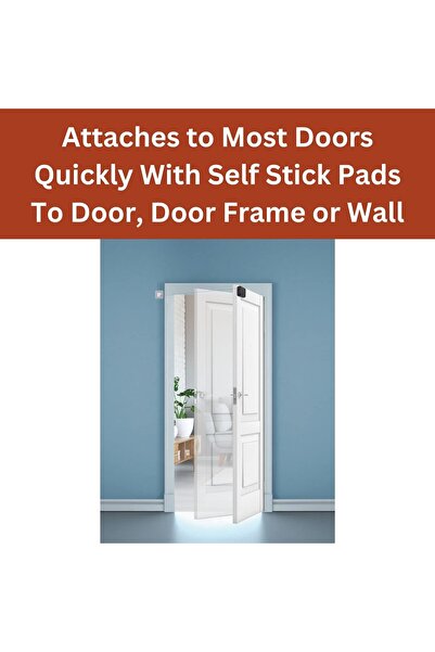 Generic Automatic Door Closer for Home Heavy-Duty Self Stick Backing Auto Door Closer Installs Quick & Easy