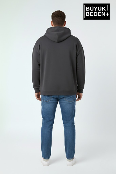 Superlife Чоловічий великий розмір Chef з принтом, капюшон, зручний крій, світшот SPR26BSW966