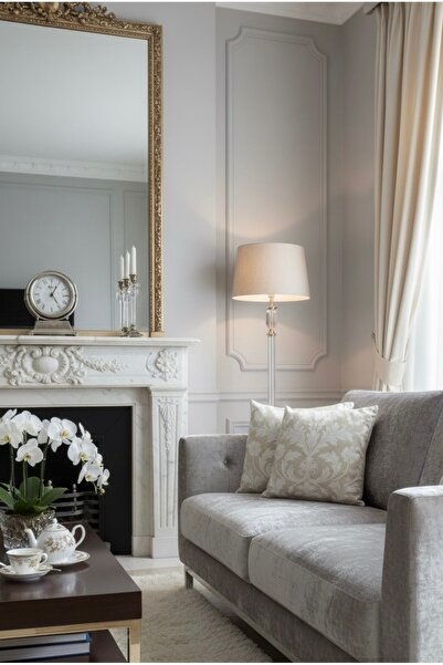 FARCY 2-Piece Combination Vintage Patterned Filled Decorative Pillow Cotton Throw Pillow Cushion Set (Filled Inside - 2 Pieces)