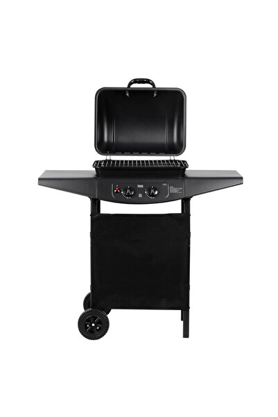Teesa 2-burner gas grill, 5kW power, black