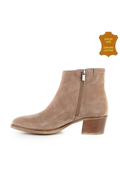 Hush Puppies Befasi 725011 Gerçek Deri, Anatomik, Kadın Bot Koyu Bej