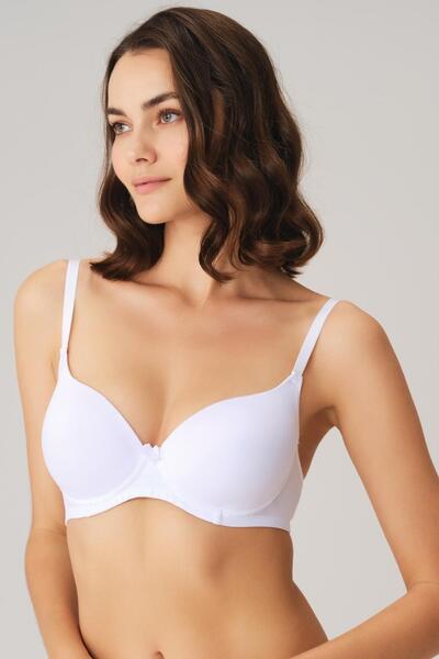 M MERC Giyim White Underwire Unpadded No Padding Detachable Straps Casual Cla...