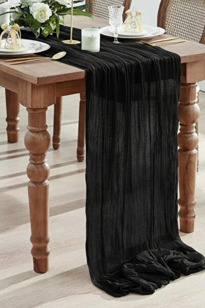 KAMİZ Bohemian Runner Tablecloth Modern Home Decor Wedding Engagement Table Cloth Dowry Set 100% Cotton