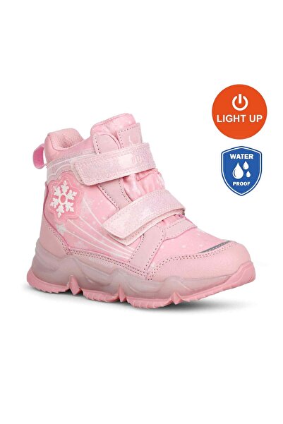 BUCKHEAD 3034 Snowy WATERPROOF-IŞIKLI Anatomik Çocuk Bot Pembe