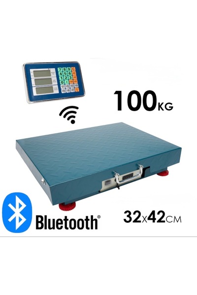 cc bin shihon Heavy-duty, high-precision, and durable wireless goods scale with display, 100 kg capacity
