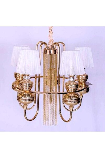 GENERAL Classic pendant chandelier with 3 bulbs, gold