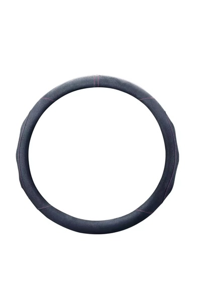 OEM Husă volan auto , fabricată din piele întoarsă de înaltă calitate, 38 cm
