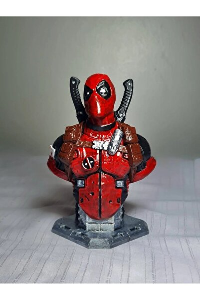 Glowfit Shine Your Shape Deadpool büst Sağlıklı PETG malzemeden üretilmiş 3D figür 12cm