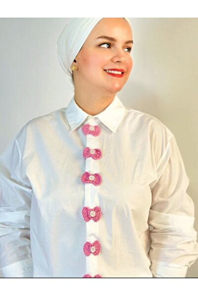 LALE STYLES Hand Knitted Button Ornament – for Children & Adults – Crochet Button Cover