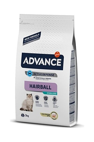 Advance Hairball Tüy Yumağı Önleyen Hindili Kısır Kedi Maması 3 kg