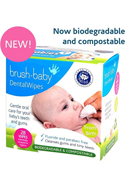 Brush-Baby Dental Wipes - 28 Count, BRB042