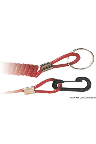 OSCULATI Κλειδί ασφαλείας κινητήρα Honda με αποσπώμενο κορδόνι και γάντζο