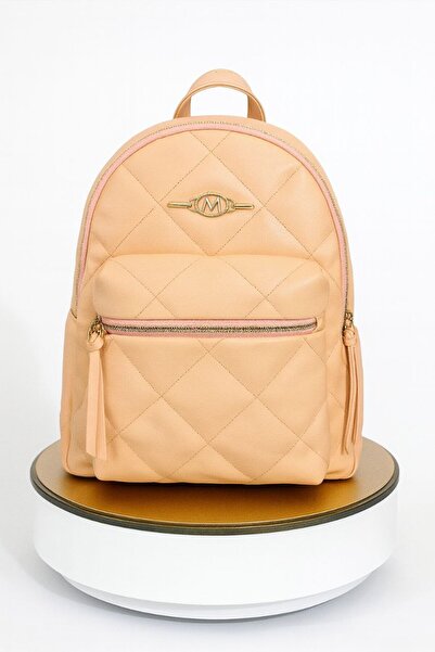 Yeşilmoda Backpack Women's Quilted Faux Leather Backpack – Large Volume – 25×...