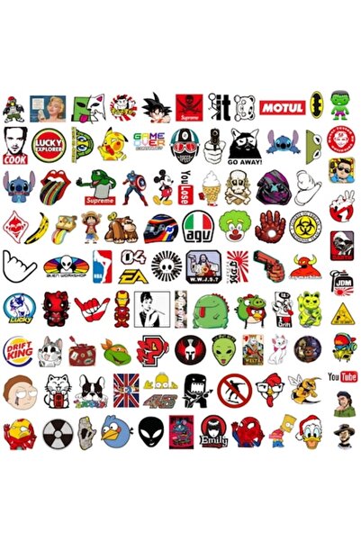 OEM Set 100 de stickere - Real Men