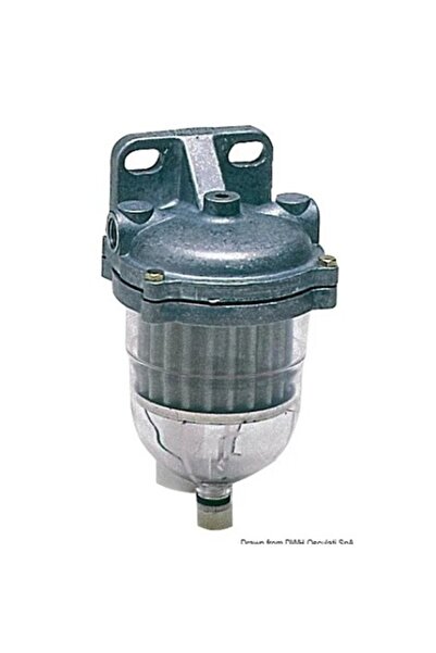 OSCULATI Purificator de filtru de combustibil diesel cu plasă transparentă, 1...