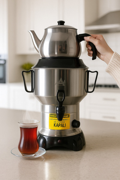 Armağan 6 Liter Tea Samovar & Tea Machine Electric Samovar