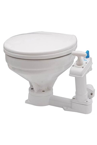 OSCULATI Unitate de toaletă manuală cu scaun mare din plastic,