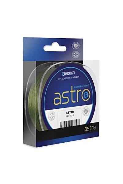DELPHİN Fir împletit Astro 8, verde, 130 m, 0,08 mm