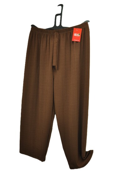 elma abone New Season Plus Size Twisted Elastic Pants