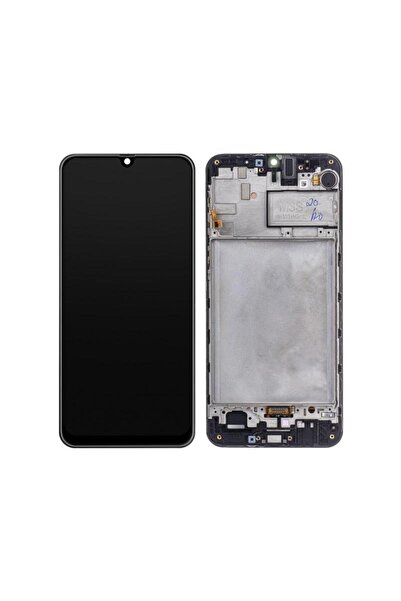 Samsung Display cu Touchscreen Galaxy M21 M215 / M30s M307 cu Rama Negru Serv...