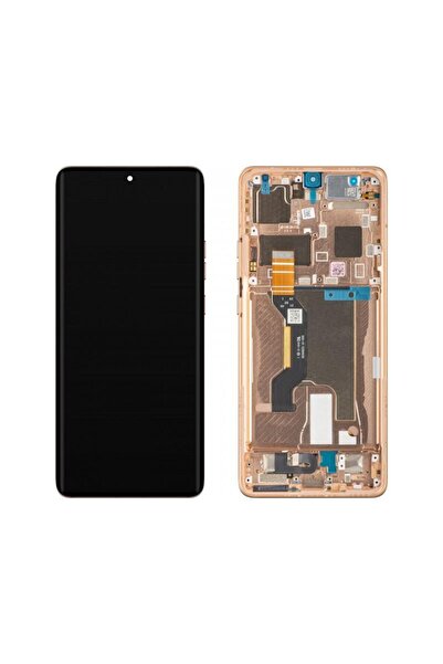 Motorola Display cu Touchscreen Edge 50 Ultra cu Rama Portocaliu (Peach Fuzz)...