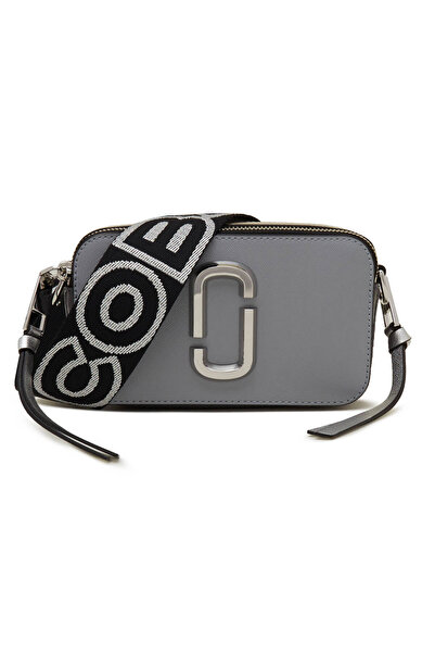 Marc Jacobs , The Snapshot leather crossbody bag, Grey