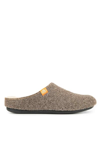 Muya Iontas 36900 Anatomical Felt Women's Slippers Brown