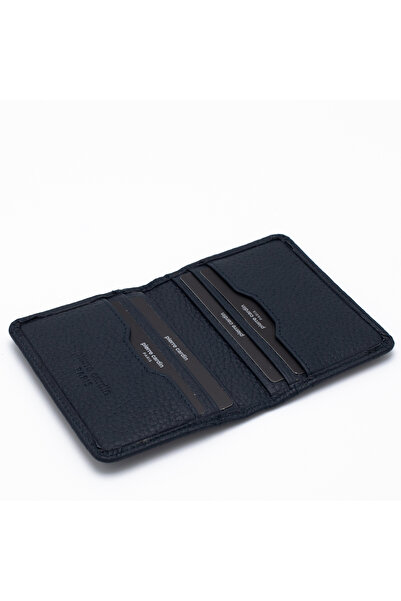 Pierre Cardin Navy Blue Unisex Leather Card Holder 1252L1N