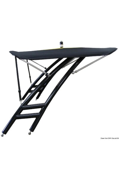 TNG Outdoor Turn de protecție pentru acoperiș Bimini (MTE / MT1 / MTK) - Negru