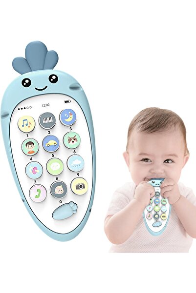 LinJie Mobile Toys for Kids, Touch Mobile Phone Toy Made of Silicone with Mus...