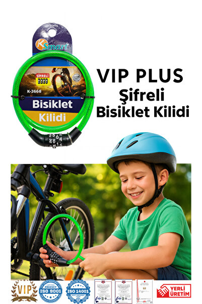 Vip Home Concept Market Ürünleri Велосипедний замок з кодовим замком 65 см VI...