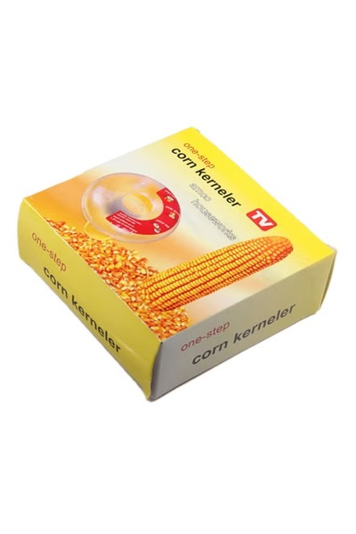 Generic Household corn peeler, plastic corn peeler, yellow color, easy to use