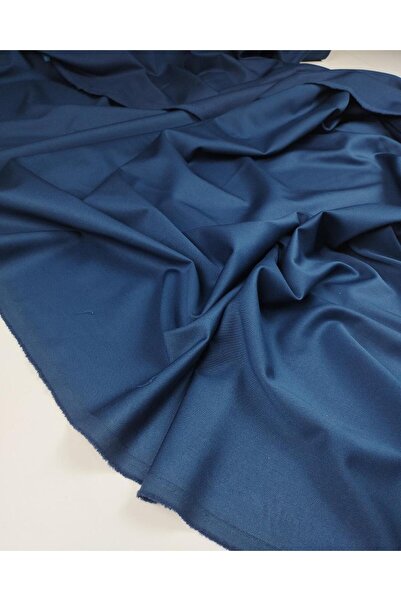 Kumaş Parça Crepetă albastru închis deschis, ușor elastic (lățime 140 cm x lu...