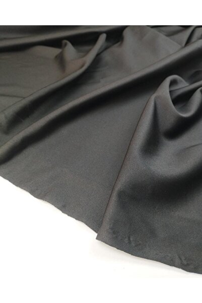 Kumaş Parça Ламінована джерсі чорного кольору (ширина 150 см x довжина 275 см)