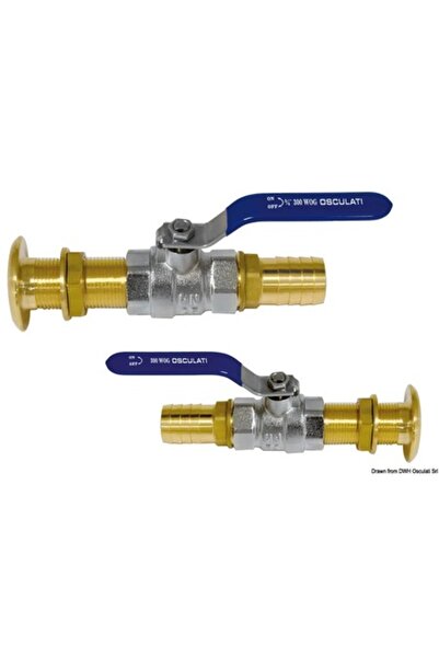 TNG Outdoor Manual Toilet Installation Kit – Through-Hull Strainer, Skin Fitting, Hose Adapters, Ball Valves