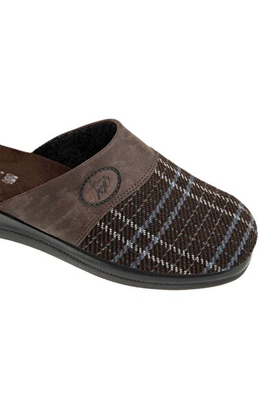 Muya Nafa 36804 Anatomical Felt Men's Slippers Brown