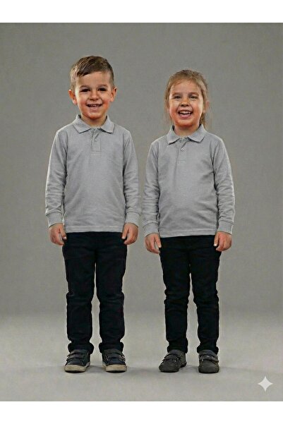 BAGİSTA BUTİK تي شيرت بولو بأكمام طويلة للرجال من كيز-إركيك، قطعتان