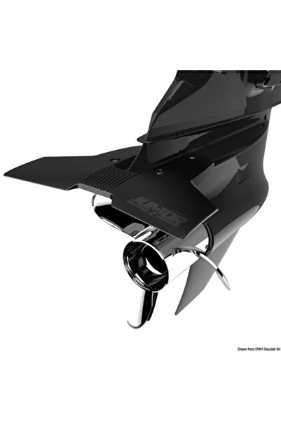 OSCULATI StingRay Classic Hydrofoil Stabilizer, 9.9-40 HP, Gray