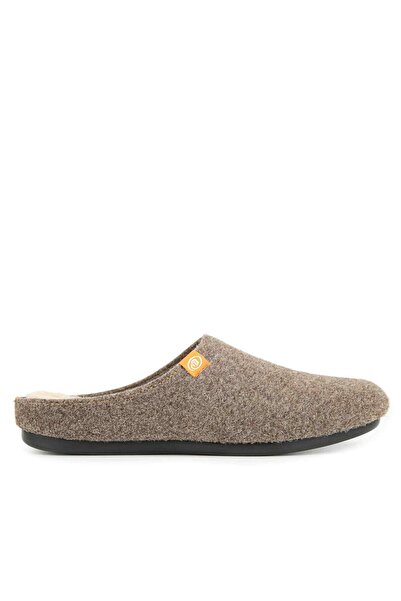 Muya Smil 36800 Anatomical Felt Men's Slippers Brown