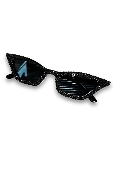 BirYıldızOl Cat Eye Stone Sunglasses
