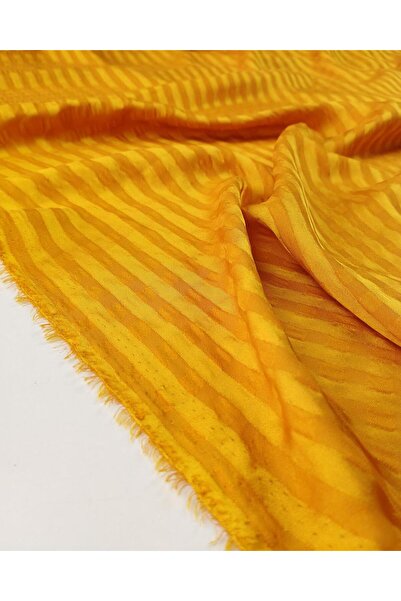 Kumaş Parça din material tip stofă în culoarea galben muștar: lățime: 150 cm