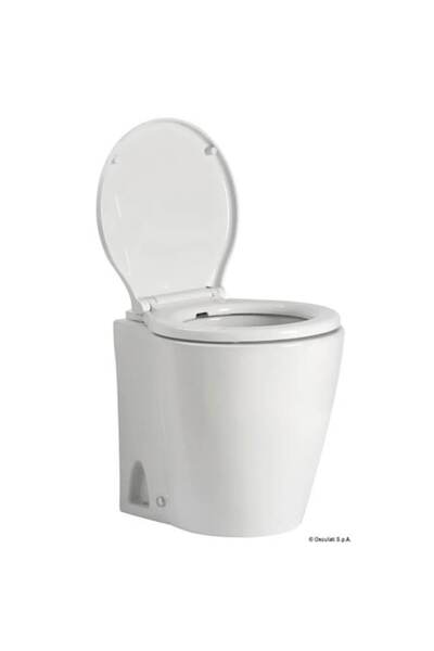 OSCULATI Toaletă electrică subțire 12/24V, vas ceramic, pompă de aspirație, r...