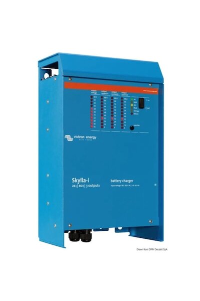OSCULATI Încărcător de baterii Skylla-i 24V, 500-1000 Ah, 1+1 prize