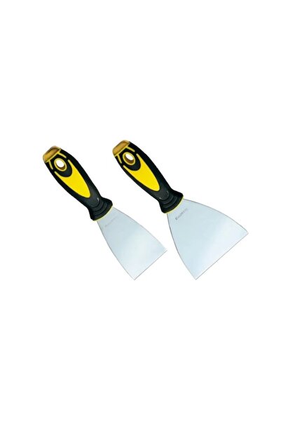 GFN Spatulă profesională din oțel inoxidabil, 100x215 mm cu mâner din plastic, potrivită pentru diverse umpluturi