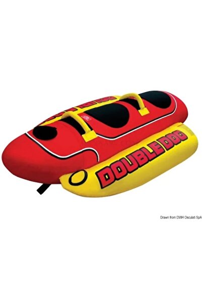 OSCULATI Tub gonflabil Airhead Hot Dog HD-2 pentru sporturi nautice, 1-2 pers...